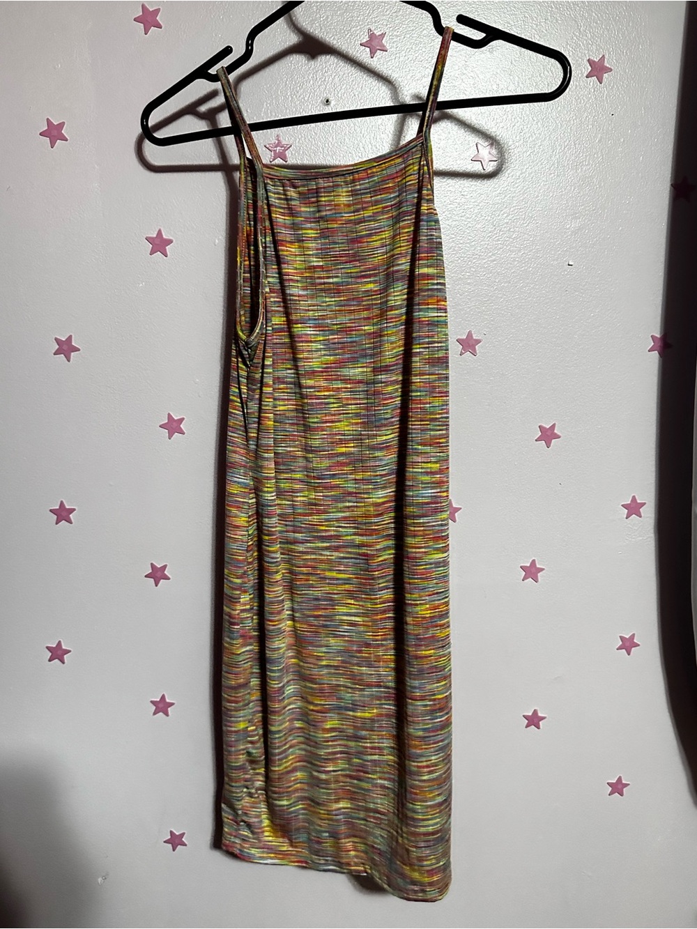 SHEIN Multicolor Striped Midi Slip Dress